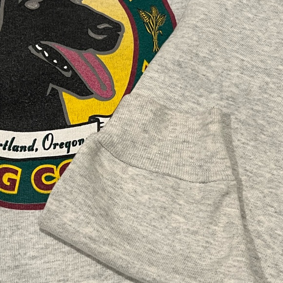 vintage 90s Portland Oregon Crewneck lucky labrador brewing company mens medium - Picture 5 of 9